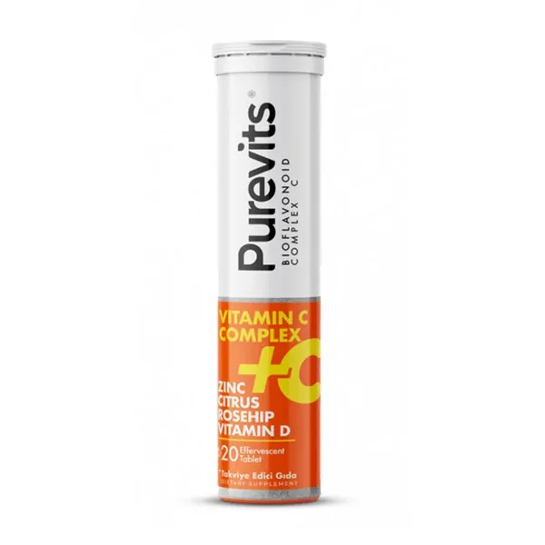 Purevits Vitamin C 1000 mg Complex 20 Efervesan Tablet 2