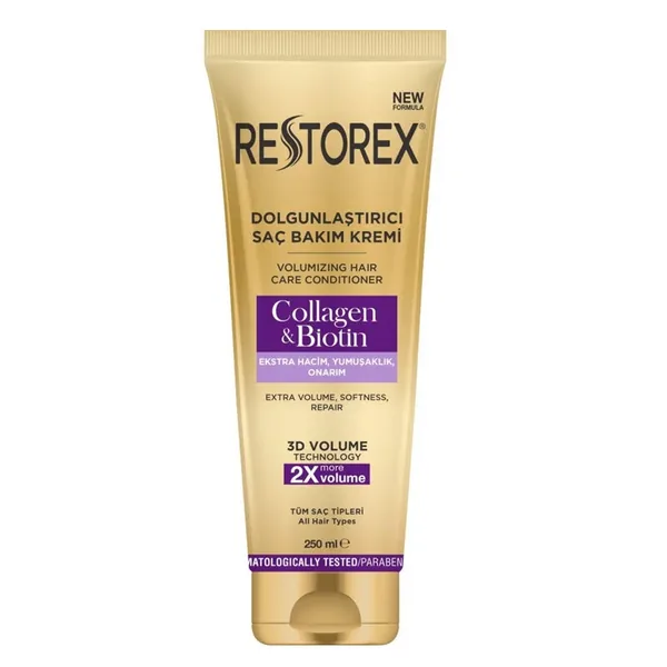 Restorex Collagen Biotin Volumizing Hair Care Cream 250 ml 2