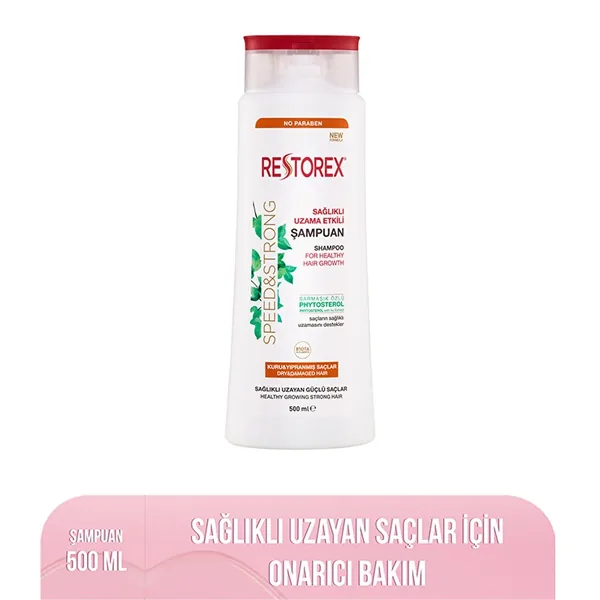 Restorex Care Shampoo For Dry and Damaged Hair 500 ml 4