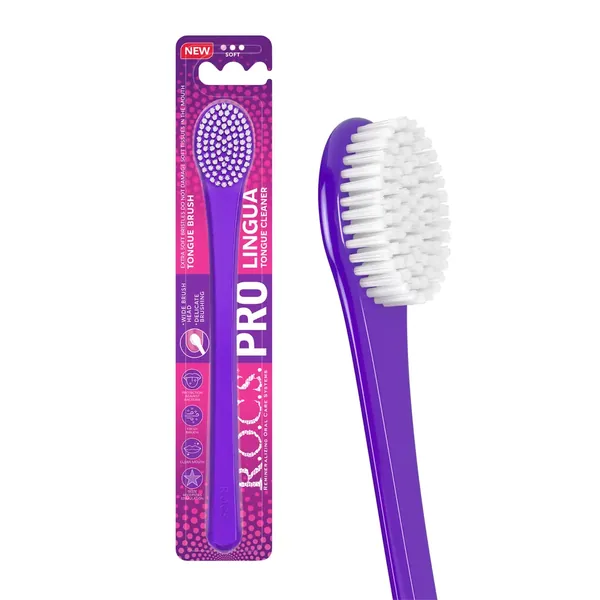 Obtenez une Haleine Fraîche avec la Brosse à Langue Rocs Pro 2