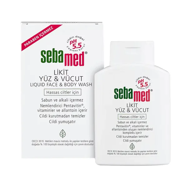 Sebamed جل سيباميد السائل لتنظيف الوجه والجسم 200 مل 2