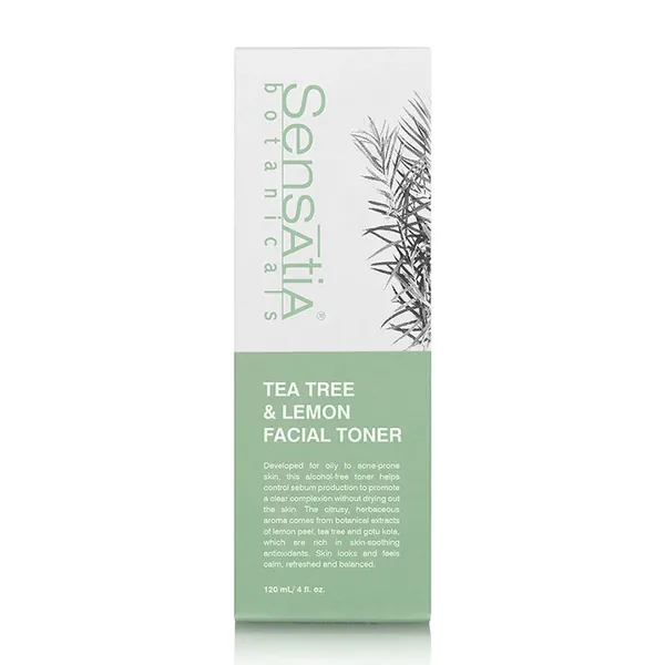 Sensatia Botanicals تونيك الوجه بخلاصة شجرة الشاي والليمون من سينساتيا بوتانيكالز، 120 مل 3