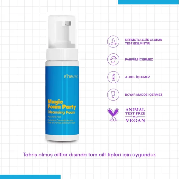She Vec Magic Foam Party Face Cleansing Foam 150 ml 5