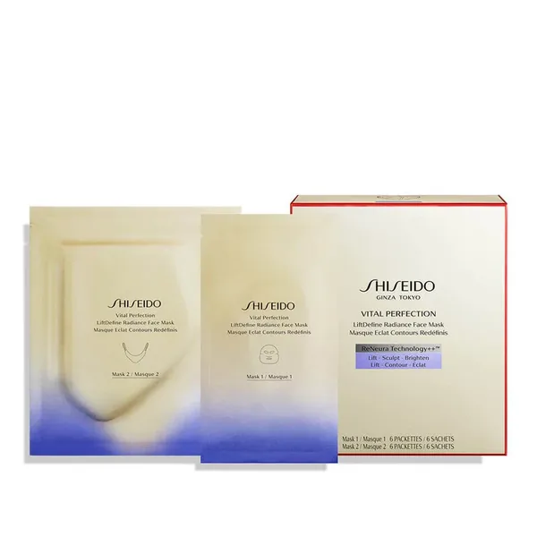 Shiseido قناع الوجه شيسيدو فيتال بيرفيكشن ليفت ديفاين راديانس، 6 أوراق 2