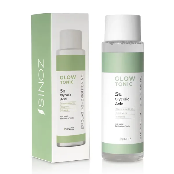 Sinoz Glow Tonic 5 Glycolic Acid Radiance-Boosting Revitalizing Tonic