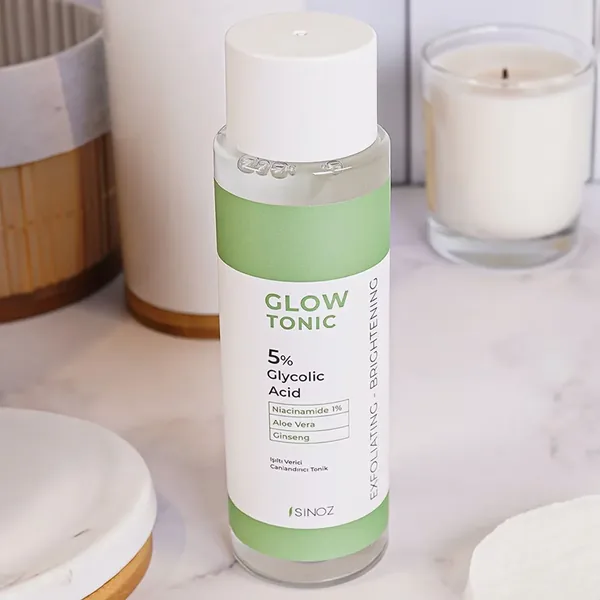 Sinoz Glow Tonic 5 Glycolic Acid Radiance-Boosting Revitalizing Tonic 3