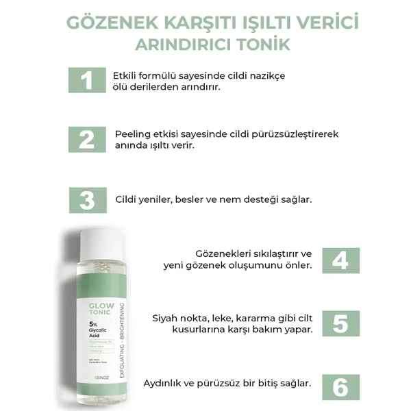 Sinoz Glow Tonic 5 Glycolic Acid Radiance-Boosting Revitalizing Tonic 4