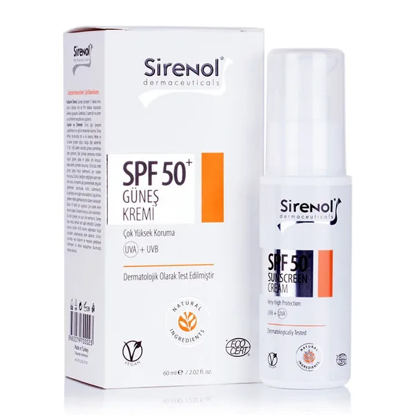 Sirenol Natural Witch Hazel SPF 50 Mineral Sunscreen 60 ml