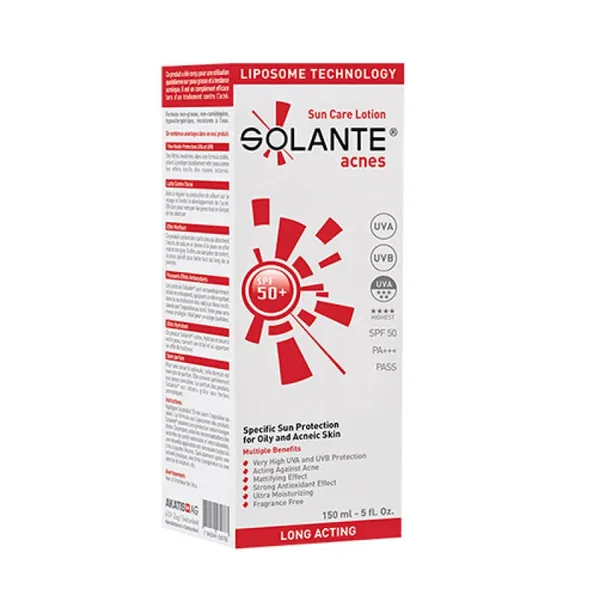 Solante Acnes Sun Care Lotion SPF 50+ 150 ml 2