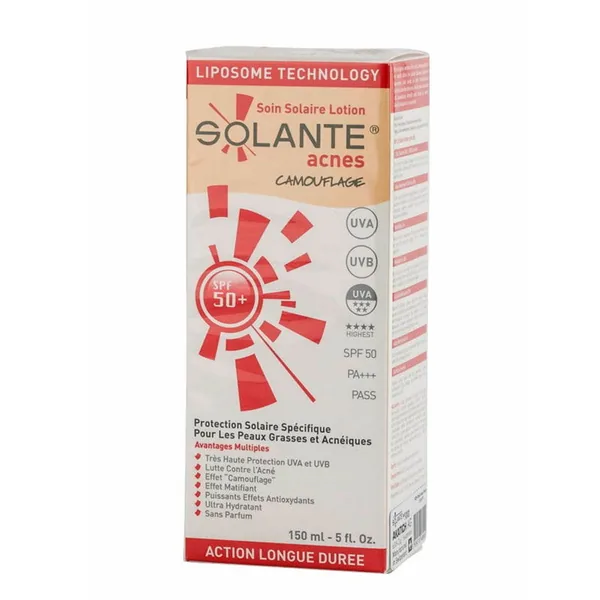 Solante Akne Tönende Lotion SPF 50+ | 150ml