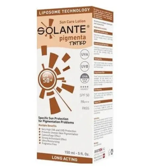 Solante Pigmenta Tinted Lotion SPF 50+ 150 ml 2