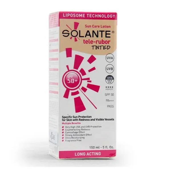 Solante Telerubor Tinted SPF 50+ Losyon 150 ml 2