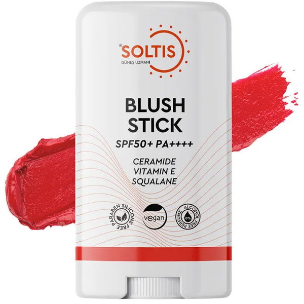 Soltis Moisturizing Stick Blush SPF50+ 15 gr 2