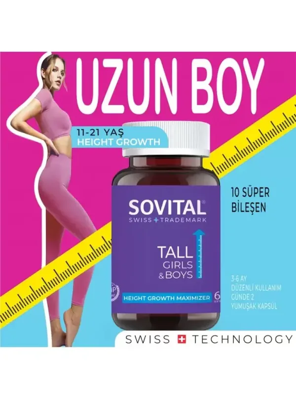 Sovital Tall Girls & Boys 90 Soft Capsule 3