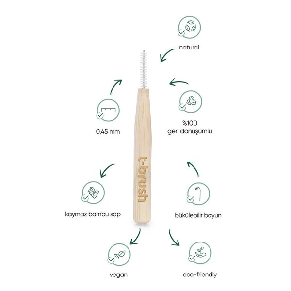 Obtenez une Propreté Dentaire Optimale avec T-Brush Bambou 2