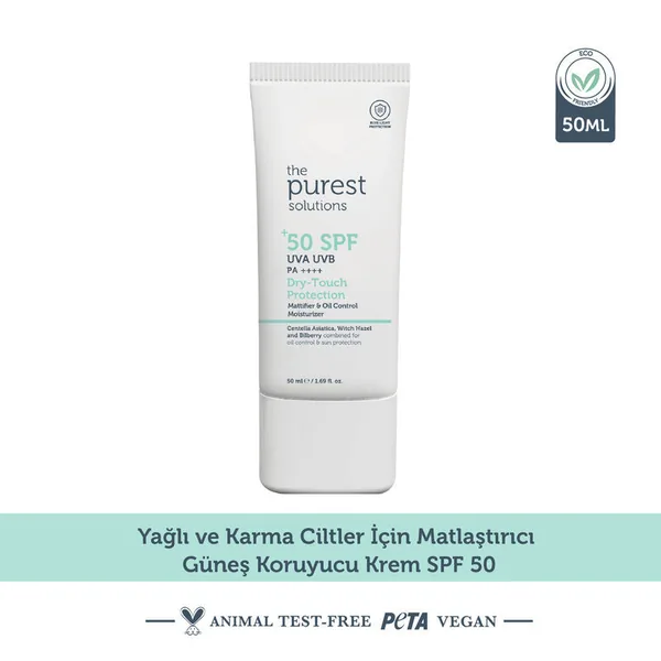 Обеспечьте коже матовую защиту SPF 50 от The Purest Solution 3