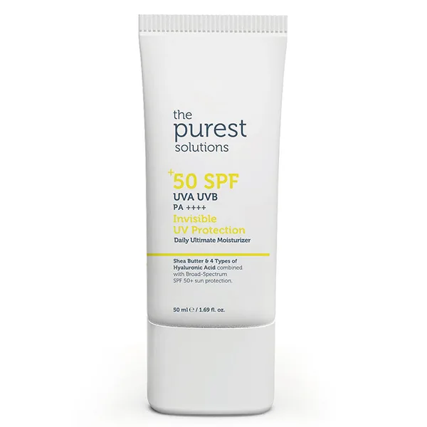 احصلي على حماية UV غير مرئية وبشرة متألقة مع SPF50+