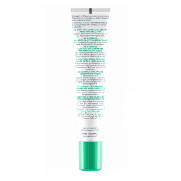Topicrem Ac Control Balancing Anti- Blemish Care 40 ml 3