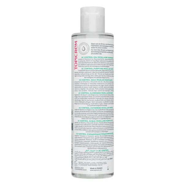 Topicrem AC Purifying Micellar Water 200 ml 4