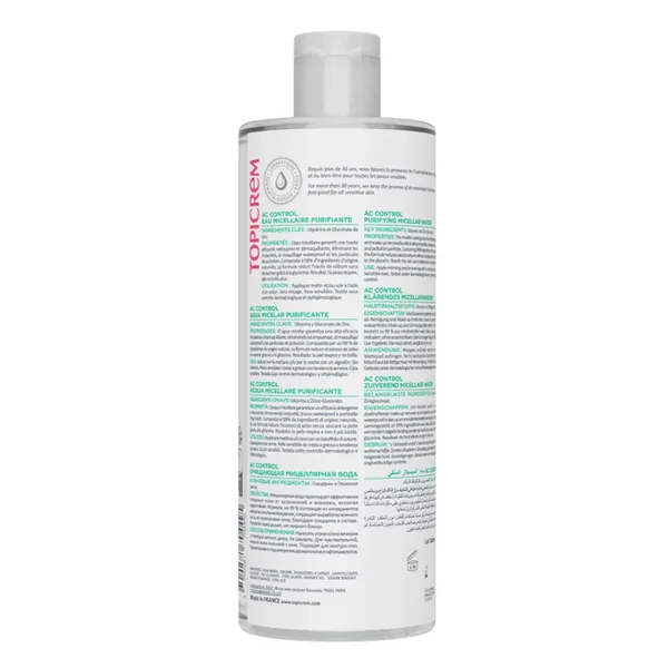 Topicrem AC Purifying Micellar Water 400 ml 3