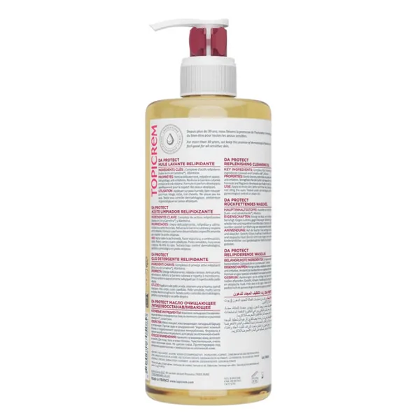 Topicrem DA Protect Replenishing Cleansing Oil 500 ml 4