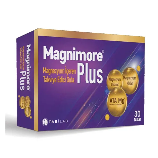 Magnimore Plus Food Supplement with Magnesium 30 Tablets 2