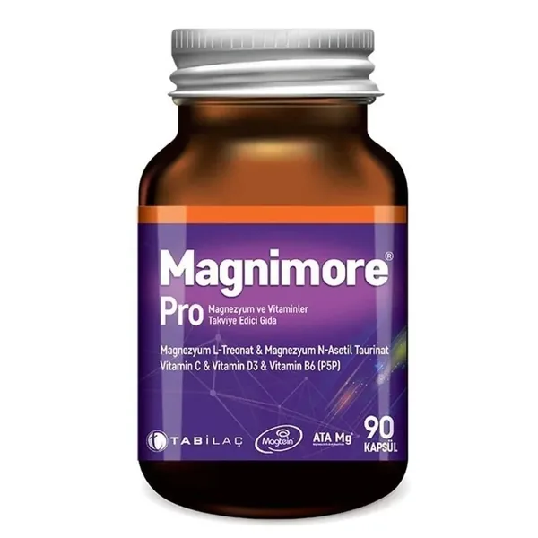 Magnimore Pro Magnesium and Vitamins Food Supplement 90 Capsules 2