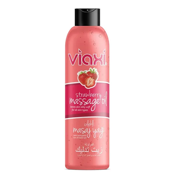 Viaxi Strawberry Scented Massage Oil 177 ml 2