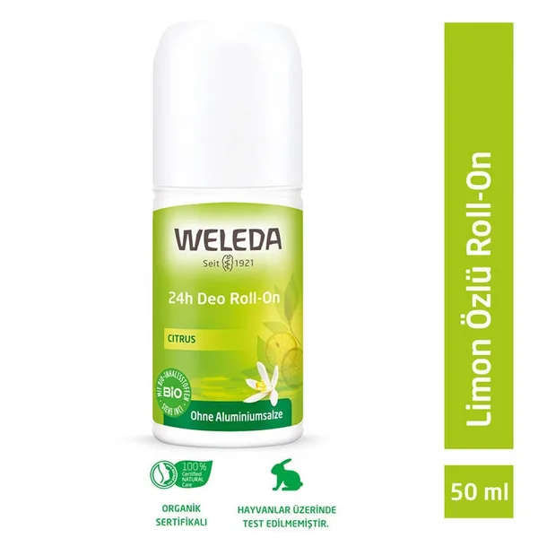 Weleda Lemon Extract Natural Roll On Deodorant 50 ml 2