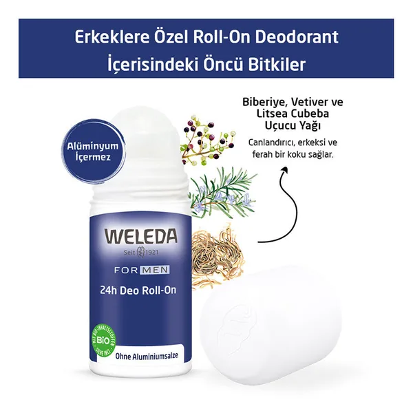 Weleda For Men Roll On Deodorant 50 ml 4