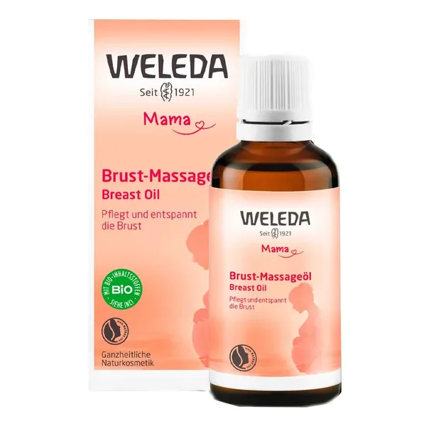 Weleda Organic Breast Massage Oil 50 ml 2