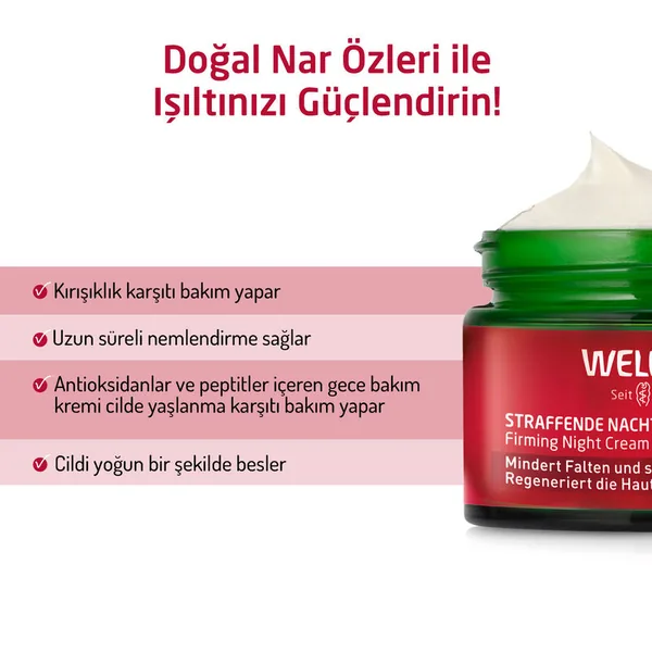 Weleda Pomegranate Extract Moisturizing and Firming Night Care Cream 40 ml 3