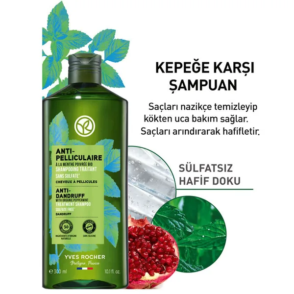 Yves Rocher Anti-Dandruff Shampoo 300 ml 4