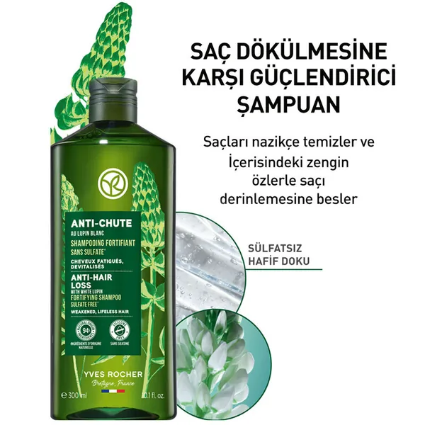 Yves Rocher Against Hair Loss Shampoo 300 ml 4