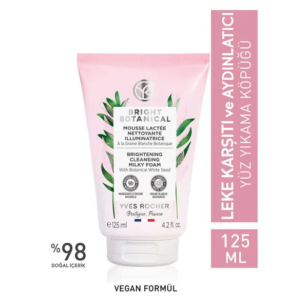 Yves Rocher Bright Botanical Anti-Dark Spot Brightening Foaming Face Wash 125 ml 3