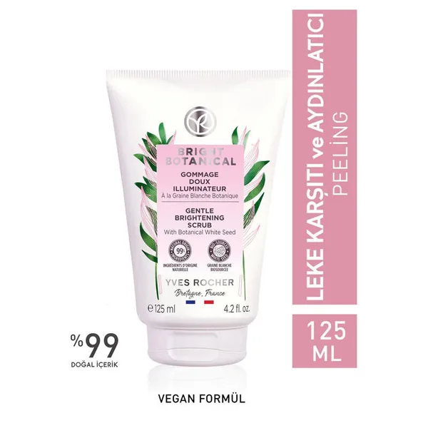Yves Rocher مقشر تفتيح البشرة برايت بوتانيكال مضاد للبقع من إيف روشيه، 125 مل 2