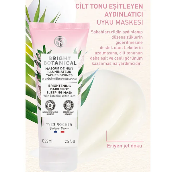 Yves Rocher Bright Botanical Anti-spot Brightening Sleep Mask 75 ml 4