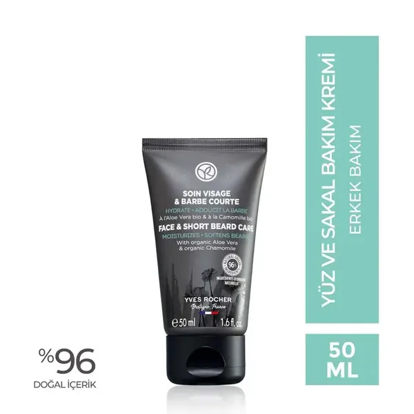 Yves Rocher Moisturizing Face and Beard Care Cream 50 ml 2
