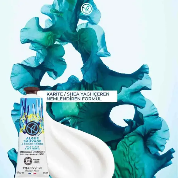 Yves Rocher Moisturizing Hand Cream Ocean Breeze 30 ml 4