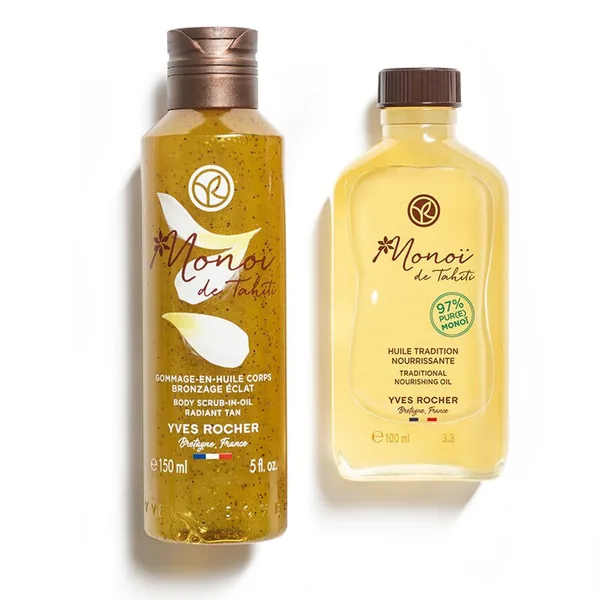 Yves Rocher Monoi Exfoliating Shower Oil 150 ml 3