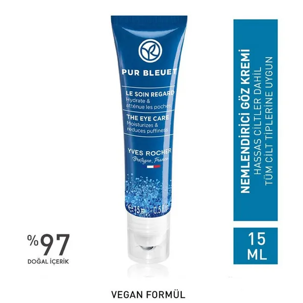 Yves Rocher Pur Bleuet Hydrating Eye Contour Cream 15 ml 3