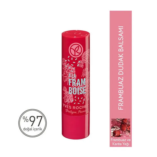 Himbeer Lippenbalsam - Nährend &amp; Feuchtigkeitsspendend 4,8g 4