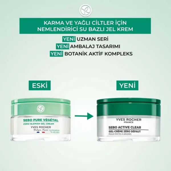 Yves Rocher Sebo Vegetal Pore Tightening Moisturizing Gel Cream 50 ml 4