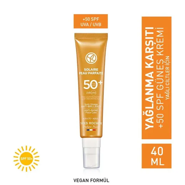 Yves Rocher Perfekte Haut SPF50+ Anti-Glanz Gesichtscreme 40ml