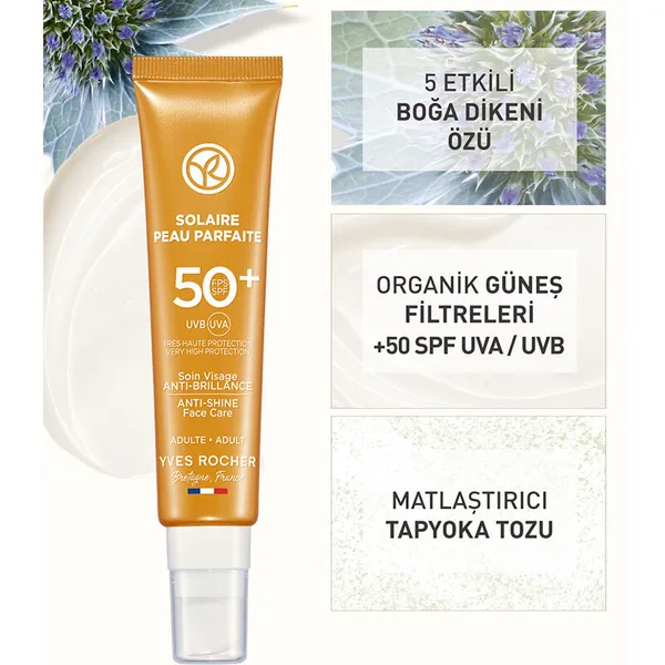 Yves Rocher Perfekte Haut SPF50+ Anti-Glanz Gesichtscreme 40ml 3