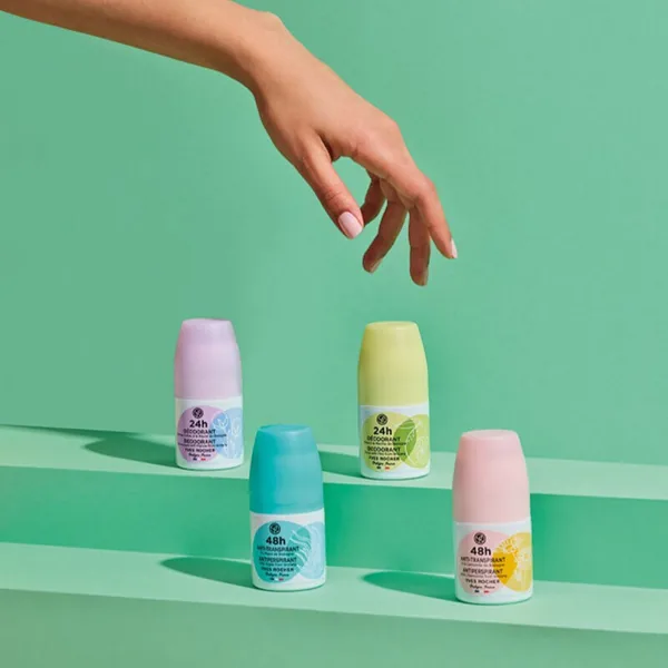 Yves Rocher مزيل عرق رول أون من إيف روشيه للجنسين برائحة النعناع والليمون العضوي 50 مل 3