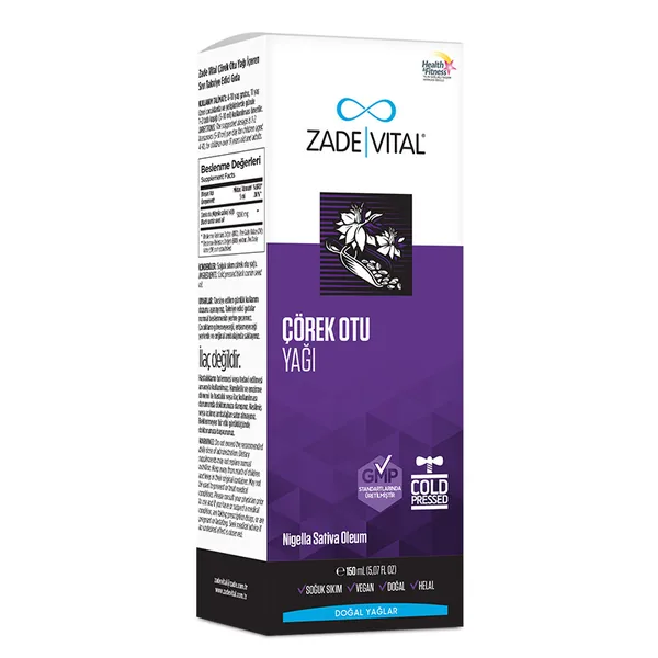 Zade Vital Black Seed Oil 150 ml 2