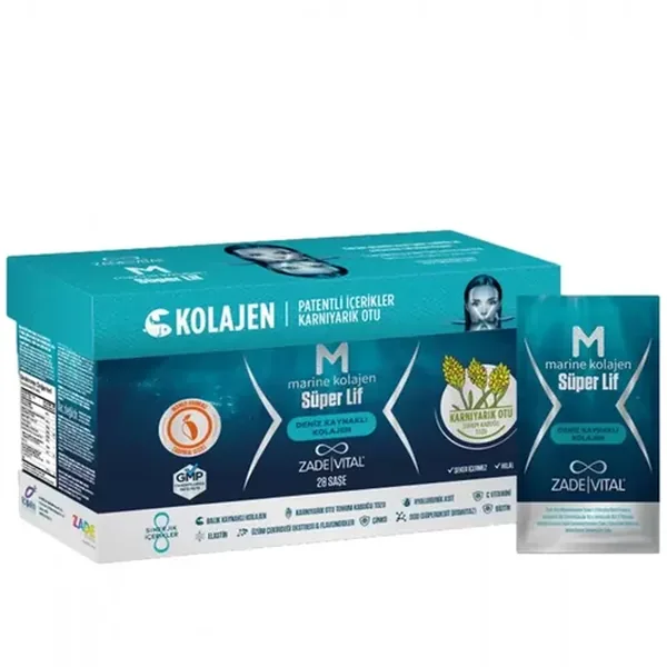 Zade Vital Marine Collagen Super Fiber 28 Sachets 2