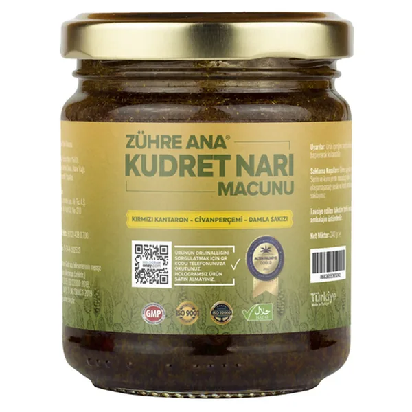Profitez des bienfaits de la Pâte de Grenade Zühre Ana 240 G 2