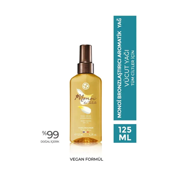 Yves Rocher Monoi Bronzing Aromatic Oil 125 ml 4
